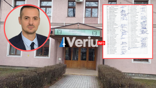 Rreth 44 anëtarë të stafit akademik me peticion kërkojnë shkarkimin e rektorit Drilon Bunjaku të Universitetit “Fehmi Agani” në Gjakovë