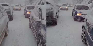 30 deri në 50 centimetra borë në Brezovicë, krijohen kolona veturash/VIDEO