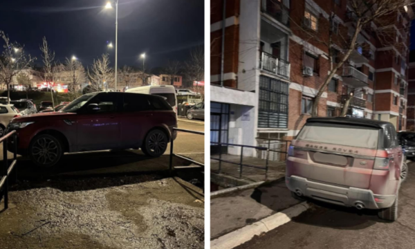 E parkoi veturën në trotuar dhe rrezikoi sigurinë e këmbësorëve, gjobitet qytetari