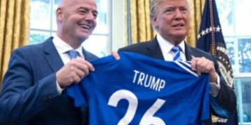 Takohen Infantino e Trump, presidenti i ShBA-së do të dorëzoj trefeun e Kupës së Botës