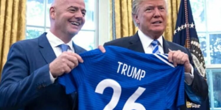 Takohen Infantino e Trump, presidenti i ShBA-së do të dorëzoj trefeun e Kupës së Botës