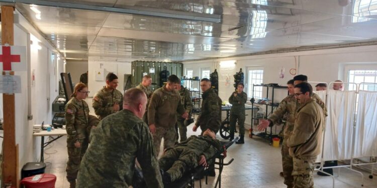 FSK pjesë e ushtrimit “KFOR 36” në Gjermani, ofron mbështetje mjekësore në bashkëpunim me Ushtrinë Amerikane