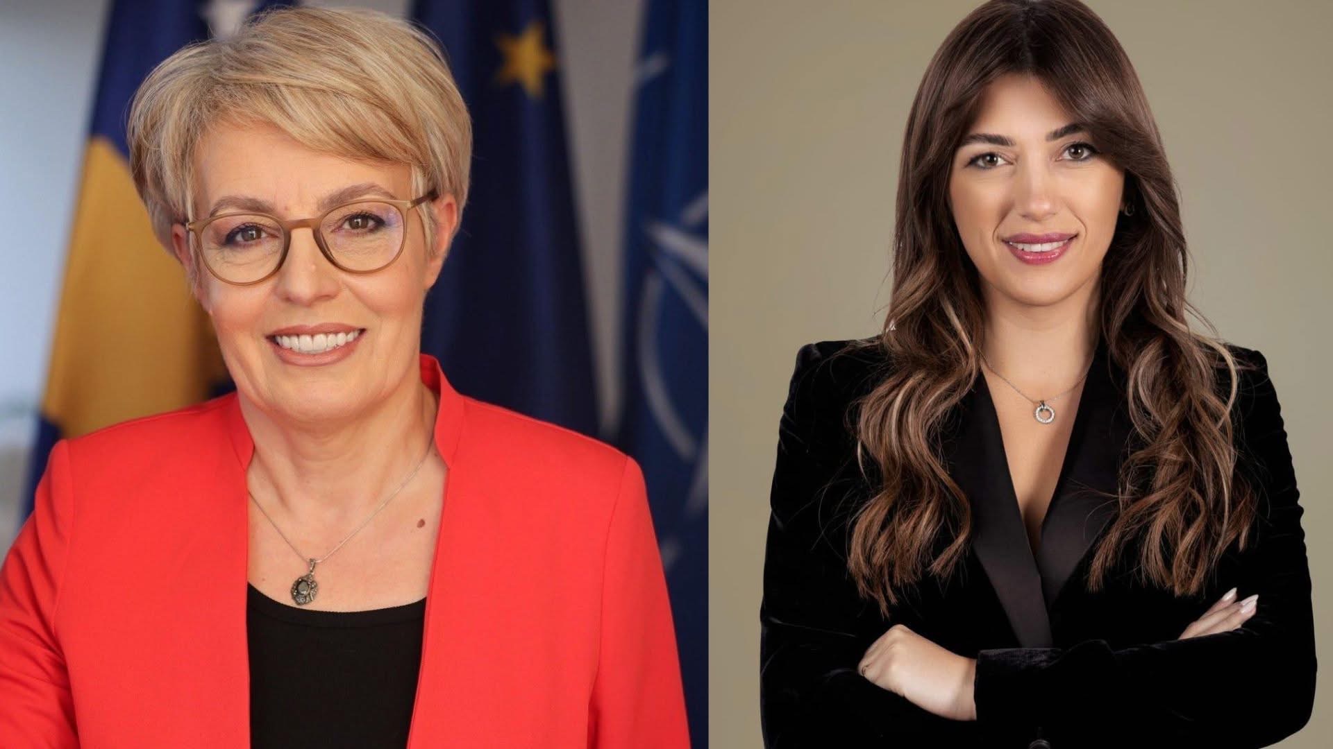 Donika Gërvalla gëzohet për suksesin e Albulena Haxhiut si gruaja më e votuar: 172 mijë qytetarë i besuan, pavarësisht sulmeve ndaj saj gjatë gjithë vitit