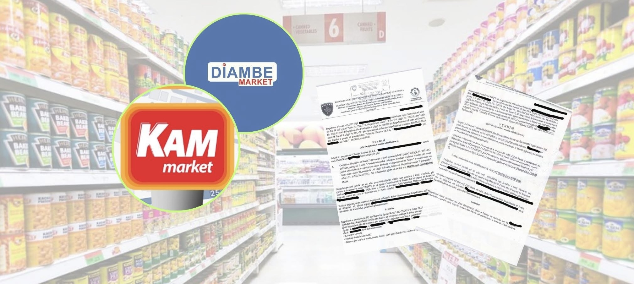 Inspektorati i Punës “godet” KAM Marketin – Merr gjobë mijëra euro për shkelje të drejtave të punëtorëve