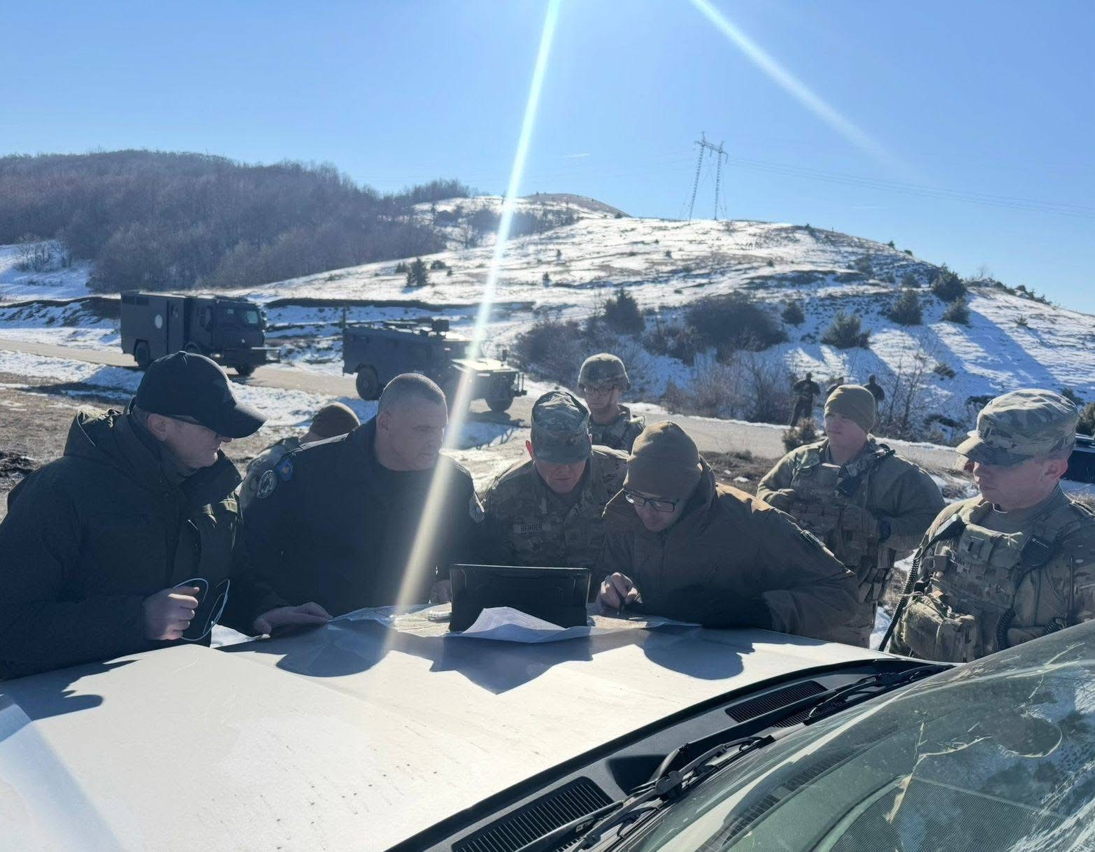 Forcimi i gatishmërisë operacionale, Policia dhe KFOR-i me ushtrim të përbashkët