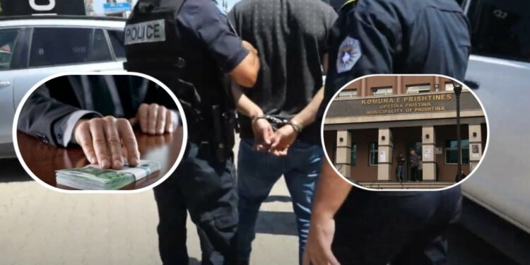Arrestohen tre zyrtarë të Komunës së Prishtinës për ryshfet, njëri u kap në flagrancë