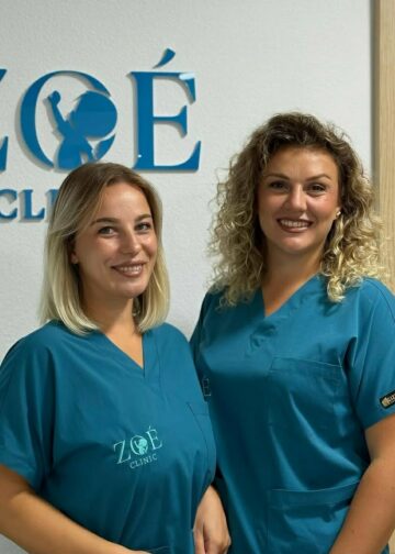 Foto nga profili i "Zoe Clinic" në Instagram: Arbenita Islamaj dhe Besa Turkishaj