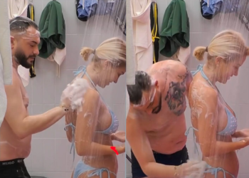 Limi ia fërkon të pasmet Dolces në dush (VIDEO +16)