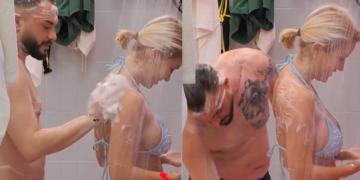 Limi ia fërkon të pasmet Dolces në dush (VIDEO +16)