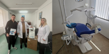 Shembull i mirë: Kosova Med dhuron donacion të vlefshëm për QKMF-në e Klinës, karrige stomatologjike dhe pajisje oksigjeni