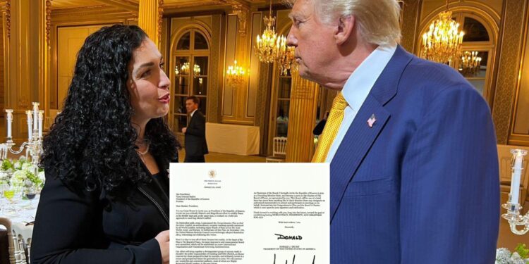 LAJMI I FUNDIT: Donald Trump fton presidenten Vjosa Osmani në Bordin e Paqes