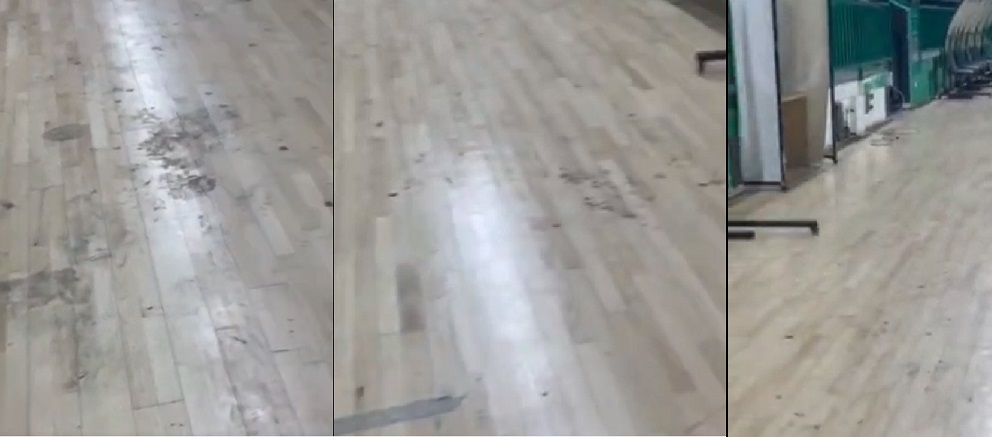 KKZ e Mitrovicës së Jugut demanton pretendimet e KB Trepça për dëmtim të palestrës: Parketin e gjetëm ashtu (Video)