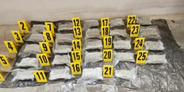 Kapen 7 kilogramë drogë në Merdarë, prangoset një i dyshuar