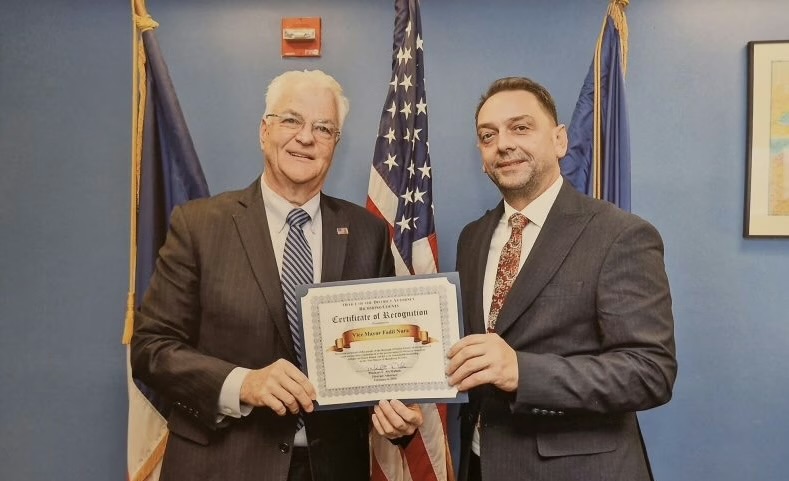 Fadil Nura takohet me District Attorney McMahon në Nju Jork