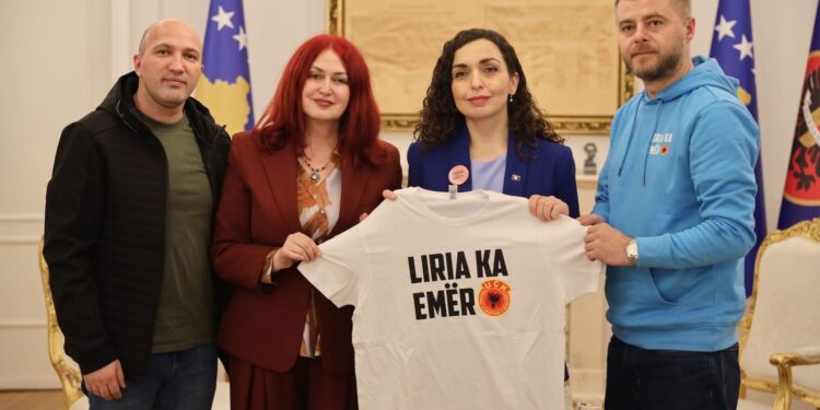 “Liria ka emër” merr përkrahjen edhe nga presidentja Osmani