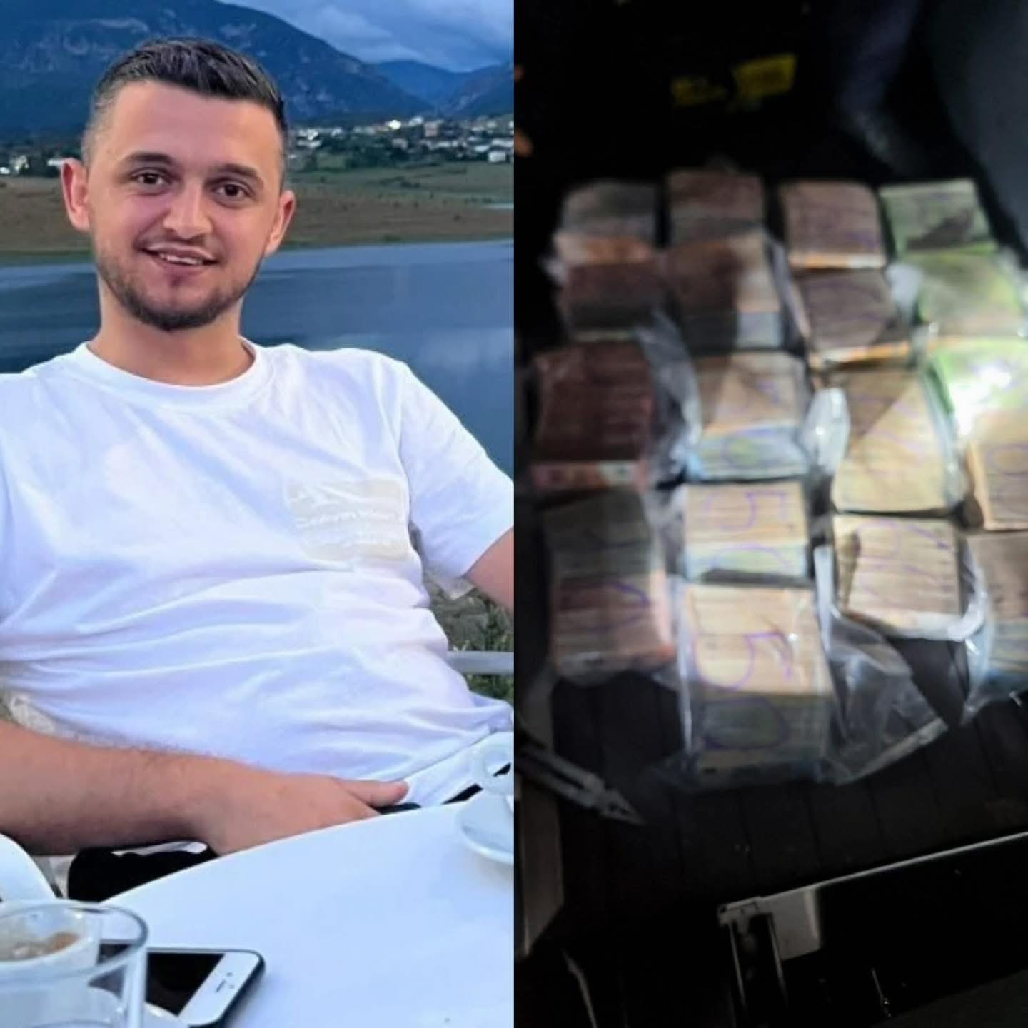 Ky është polici shqiptar që u kap nga Dogana e Kosovës me 1 milion euro në Merdare