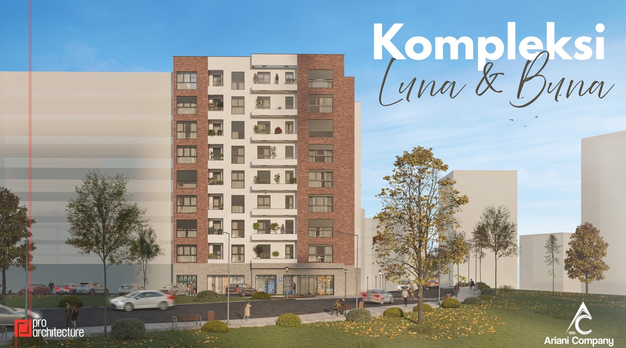 Kompleksi Luna & Buna nga Ariani Company në Prishtinë vendi ideal për banim modern