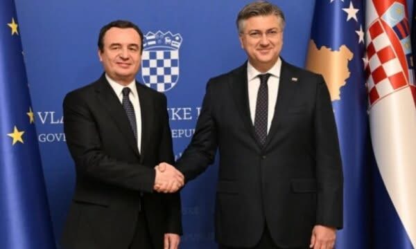 Plenkoviq uron Kurtin, riafirmon mbështetjen kroate për Kosovën
