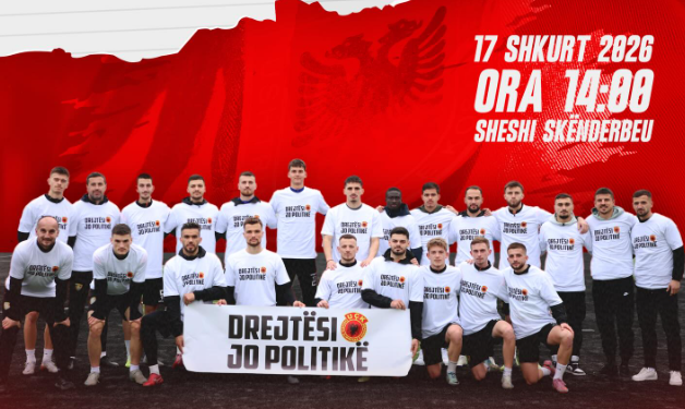 Skuadra e Ballkanit në mbështetje të protestës së madhe për krerët e UÇK-së