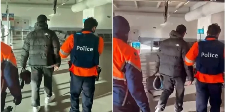 Getinjo shoqërohet nga policia në aeroport