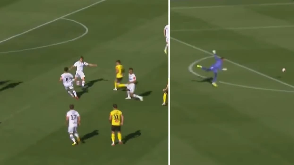 Çfarë goli, mbrojtësi në Australi shënon nga 70 metra largësi