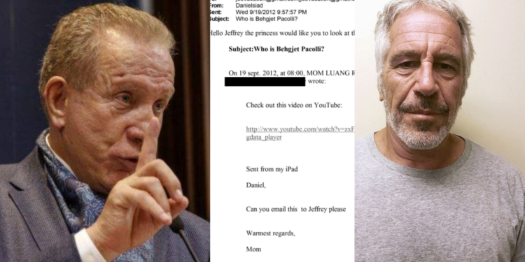 Dosja Jeffrey Epstein nxjerr në pah komunikime ku përmendet Behgjet Pacolli