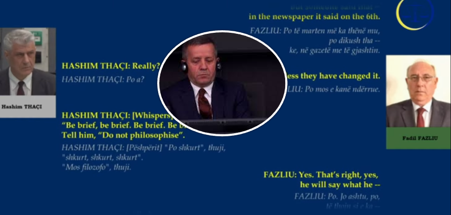 “Thuaji shkurt, mos filozofo”, Thaçit i lëshohet audio-incizimi me Fadil Fazliun ku flasin për dëshminë e Remit