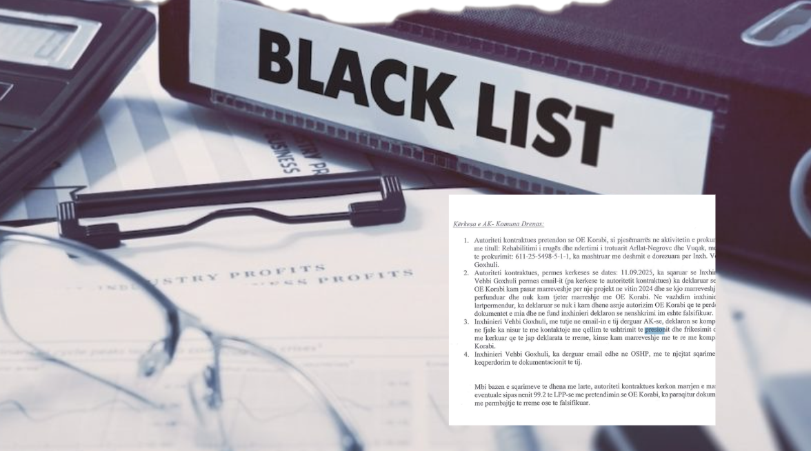 Inxhinieri denoncon frikësim dhe falsifikim, “Korabi” hyn në Listë të Zezë të OSHP-së