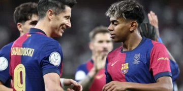 Laporta me fjalë të mëdha për Yamalin, e ka një “selam” edhe për Lewandowskin