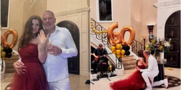 Në ditëlindjen e 60-të, Erolld Belegu i propozon martesë Diola Dostit