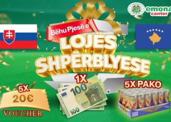 Emona Center me lojë shpërblyese për ata që qëllojnë rezultatin e saktë Kosovë – Sllovaki