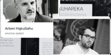 Rektori Hajrullahu figuron si kryetar i OJQ-së prapa ekspozitës që pasqyroi pasaktësisht Masakrat në Kosovë