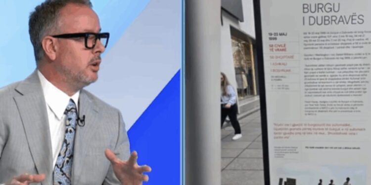 Skandali me ekspozitën për masakrat, Kajtazi: Autorët janë shqiptarë, skenari nga Serbia