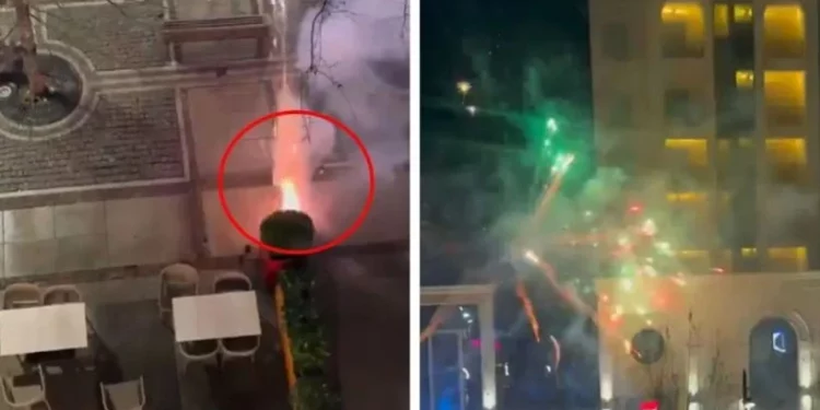 Mediat turke ankohen për fishekzjarrët para hotelit të Turqisë