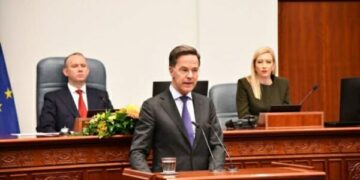Rutte fjalim në Kuvendin e RMV: Siguria në Ballkanin Perëndimor është thelbësore për NATO-n