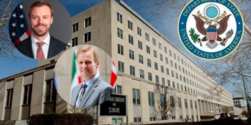 Emisari i BE-së për dialogun Kosovë-Serbi në Washington, për takim me zyrtarin e lartë të DASH, Brendan Hanrahan