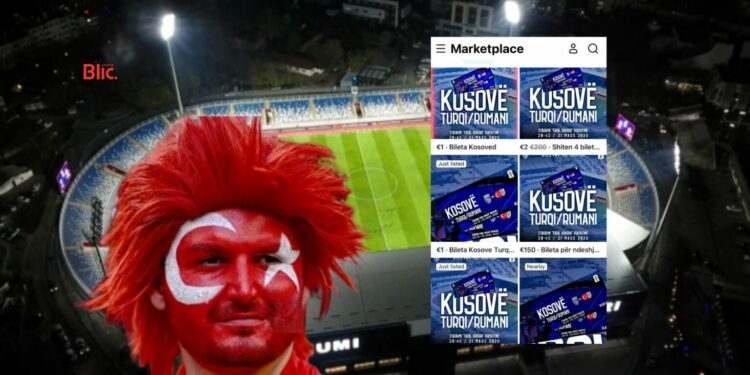 ‘Shpërthen’ shitja e biletave në ‘tregun e zi’, tifozët turq synojnë prani masive në stadiumin ‘Fadil Vokrri’