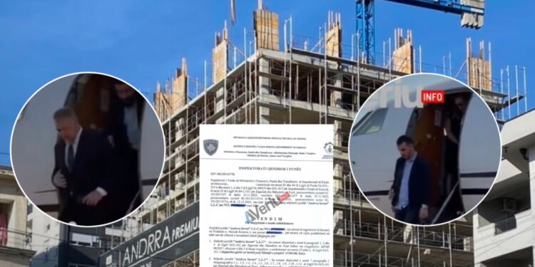 Ndërtonte në kundërshtim me ligjin, Inspektorati i Punës gjobit rëndë biznesmenin Astrit Çitaku, që njihet për afërsinë ne Sami Lushtakun pas vizitës ‘misterioze’ në Libi