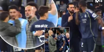 Shtrëngimi i duarve u shndërrua në një konflikt verbal: Rudiger ‘sulmoi’ Guardiolën