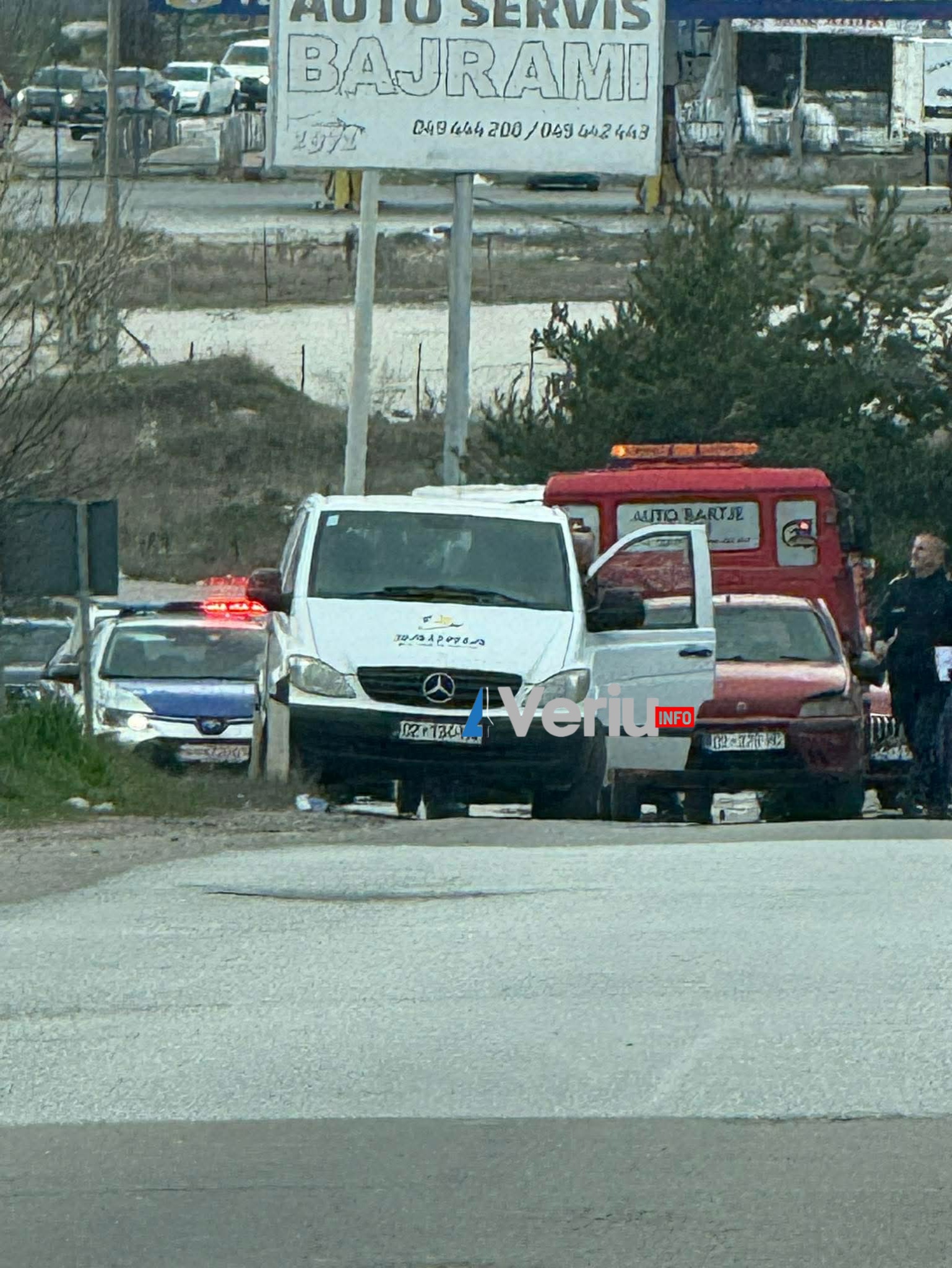 Aksident trafiku në Shupkovc të Mitrovicës, krijohen kolona të gjata