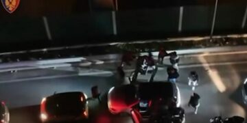 Pamje si në filma: Goditet grupi që trafikonte armë nga Mali i Zi – momenti i arrestimit të dy personave