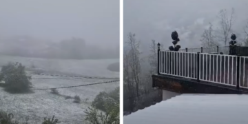 E pabesueshme: Të reshura të borës në këtë vend të Kosovës (VIDEO)