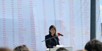 Haxhiu në përvjetorin e masakrës në Dyz: Aty s’kishte ushtarë por burra, gra, fëmijë e pleq