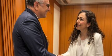 Osmani takon këshilltarin e Trump-it: E falënderova për mbështetjen e ShBA ndaj Kosovës