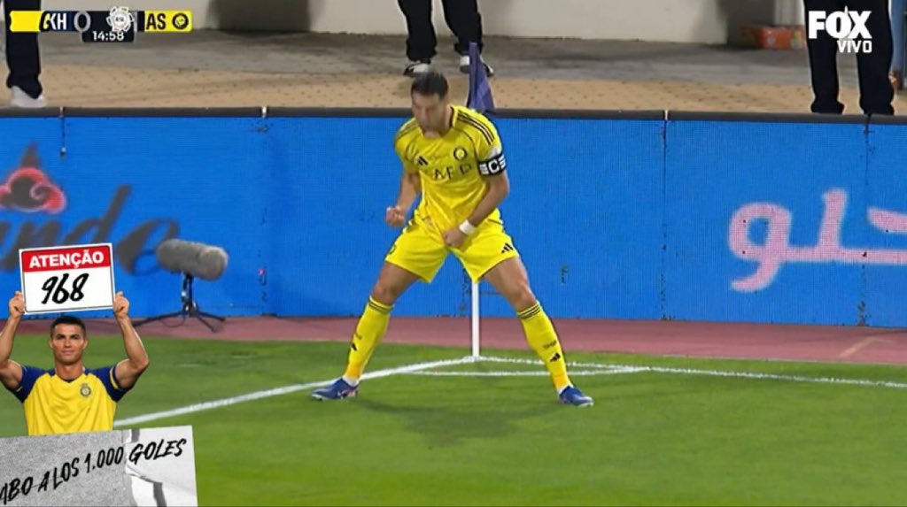 I pandalshëm është ky lojtar  Cristiano Ronaldo shënon golin e 968 të në karrierë