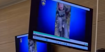 Publikohen pamjet në Gjykatë: Momenti kur terroristi serb tenton të ikë në Banjskë, kapet nga Policia e Kosovës