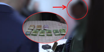 Momenti kur Policia i gjen dhe sekuestron 85 mijë euro në banesë këtij personi në Mitrovicës gjatë aksionit kundër lojërave ilegale të fatit