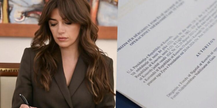 Haxhiu autorizon dërgimin e Forcës së Sigurisë së Kosovës në Gaza