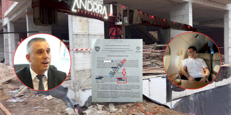 Punime të rrezikshme për punëtorët, gjobiten kompanitë e Astrit Çitakut e Arben Çitakut dhe u ndalohet puna në objekt banesor në Skenderaj