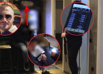 Pamje nga bastisja e policisë për lojëra ilegale të fatit në lokalin “Offside 02” në Mitrovicë të biznesmenit Arbër Berani (Video)